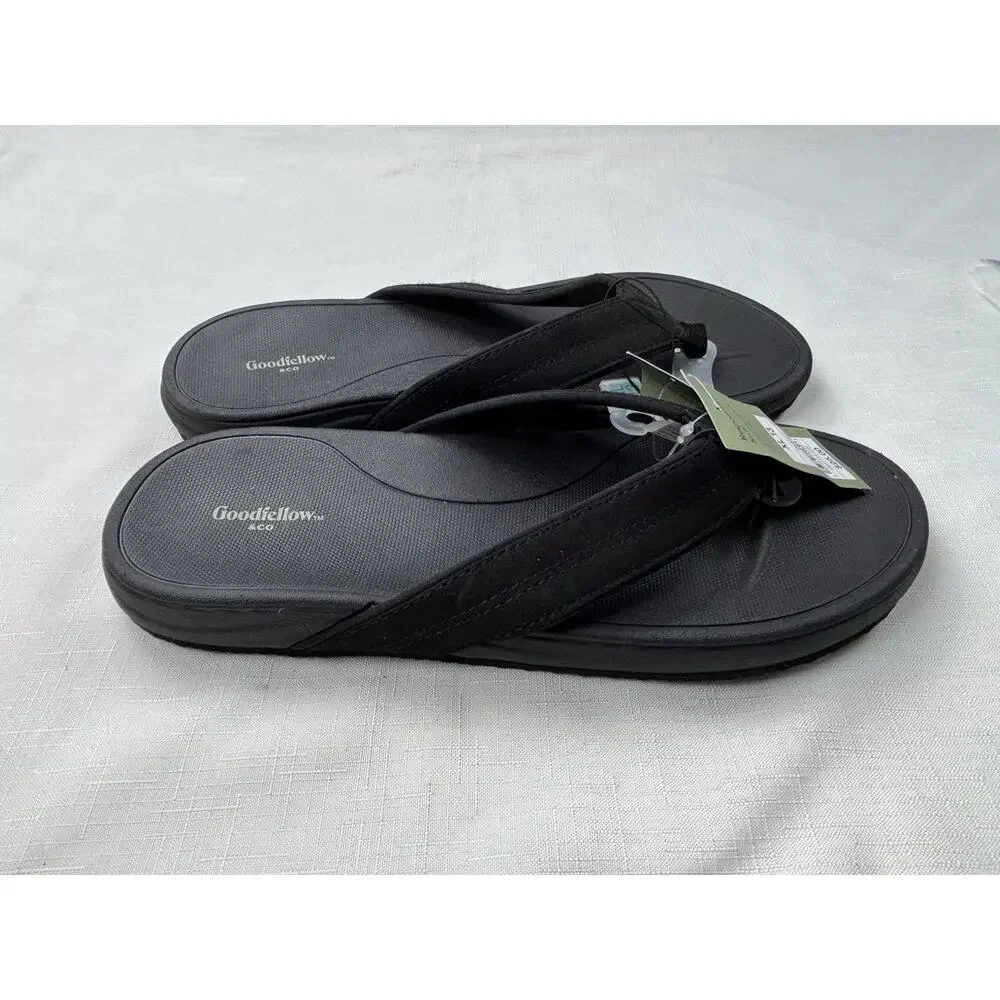 Goodfellow & Co Mens Fred Flip Flop Sandals Gray XL 13 BRAND NEW